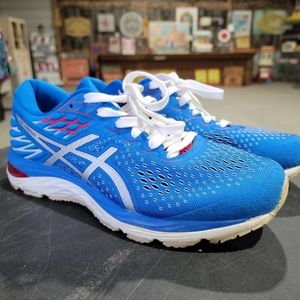 Asics Gel - Cumulus 21 Tokyo Blue/Silver/White Size 9.5 Athletic Shoes New